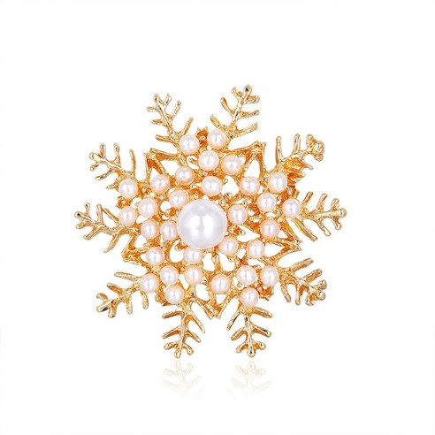 KORELAN 새로운 레트로 눈송이 코사지 패션 크리 에이 티브 합금 다이아몬드 진주 브로치 의류 액세서리 브로치 의 어 버전