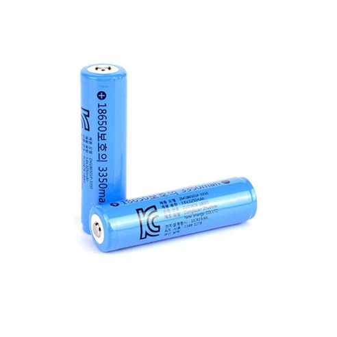 18650 배터리 3.6V 3250mAh 리튬이온 충전식, 2개