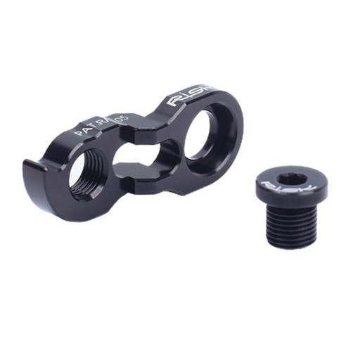 산악 자전거 후방 Derailleur 옷걸이 키트 및 나사-쉬운 설치-선택 색상, 블랙, 50.8mm, 알루미늄 합금