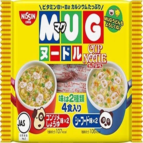 NISSIN 닛신 머그컵누들 라면, 12개