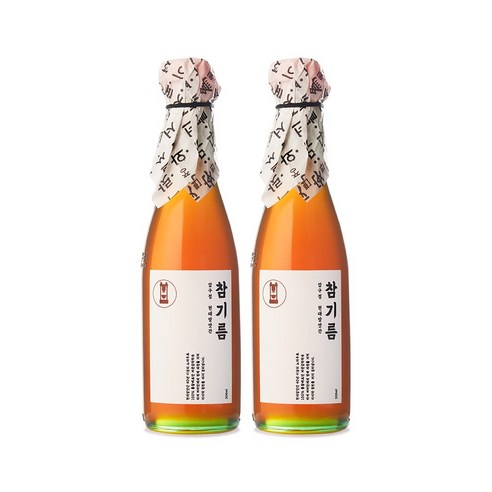 35년전통 저온압착 100% 통참깨 참기름 300ml 4개
