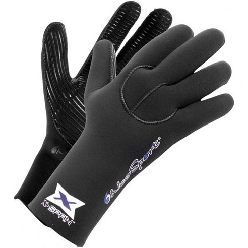 Neo-Sport 다이빙 장갑 스노쿨링 잠수 안전 보호 Neosport XSPAN™ 5mm Dive Glove, Large