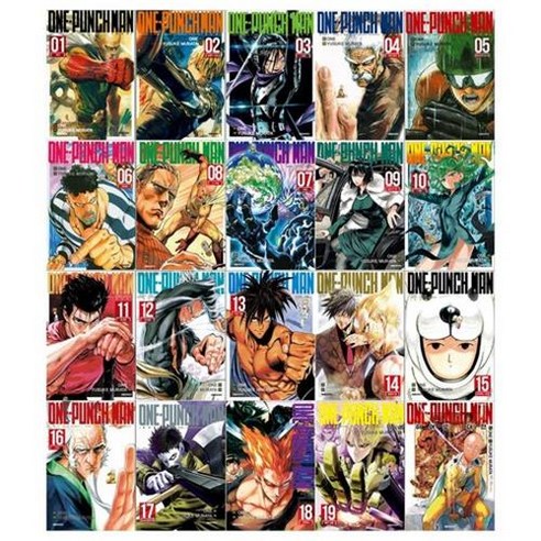 원펀맨 ONE PUNCH MAN 1~22 + 히어로 대전 [전23권+펭수쇼핑백2장]