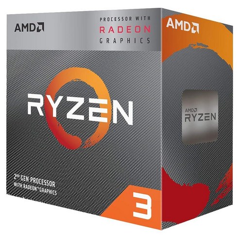 AMD 라이젠 3 데스크탑 프로세서 4코어 언락 라데온 그래픽 (3200G)