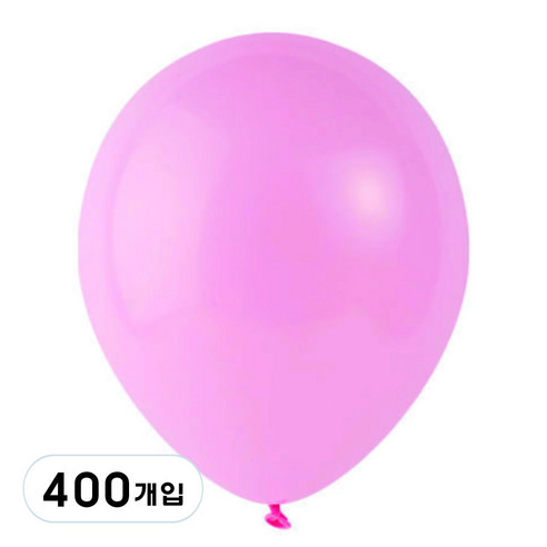 파티팡 풍선 라운드 30cm, 라이트핑크, 400개입