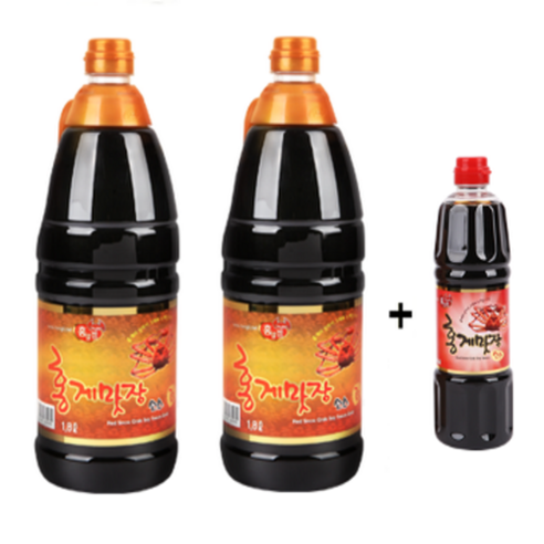 홍일식품 홍게맛장소스(골드) 1.8L 2개구입시 500ml 증정, 2개