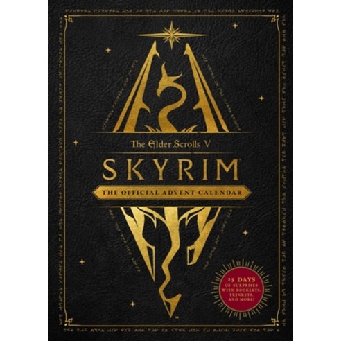(영문도서) The Elder Scrolls V: Skyrim - The Official Advent Calendar Hardcover, Insight Editions, English, 9781647225506