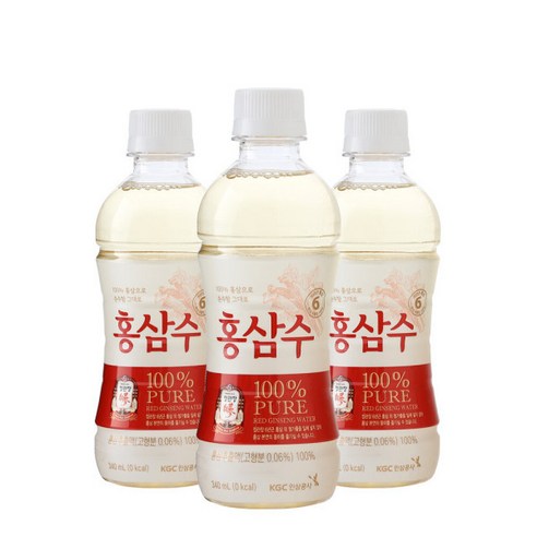 정관장 홍삼수, 340ml, 20개