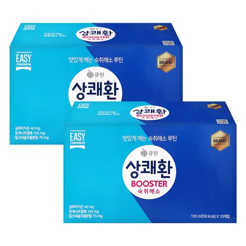 상쾌환 부스터 BOOSTER 강력 숙취해소 드링크, 20개, 100ml