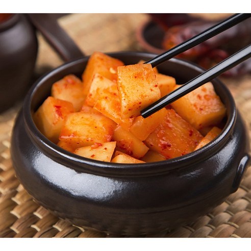 고향식품 고향의맛 중국산 김치 숙성 깍두기, 10kg, 1개