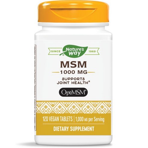 네이쳐스웨이 MSM 1000mg 비건 타블렛, 120정, 1개
