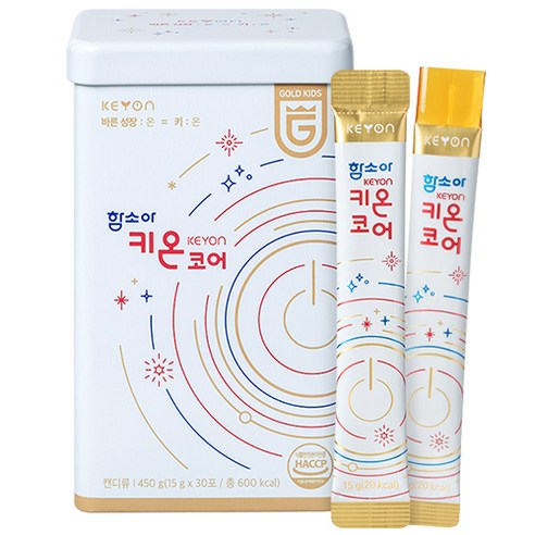 함소아 키온 코어 젤리 성장기 어린이 영양제, 3개, 450g