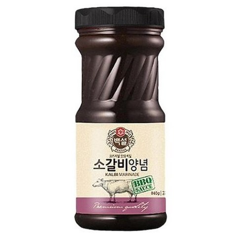 백설 소갈비 양념, 820g, 1개