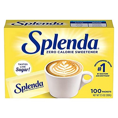 스플렌다 SPLENDA 무칼로리 스위트너1회 패킷 100개입 3.5온스, 100g, 1개 감자술 Best Top5