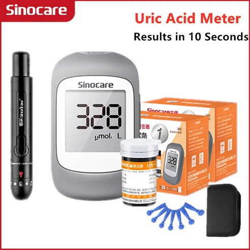 Sinocare UA I 요산 모니터는 가정에서 사용할 수 있는 편리한 요산 측정기입니다.