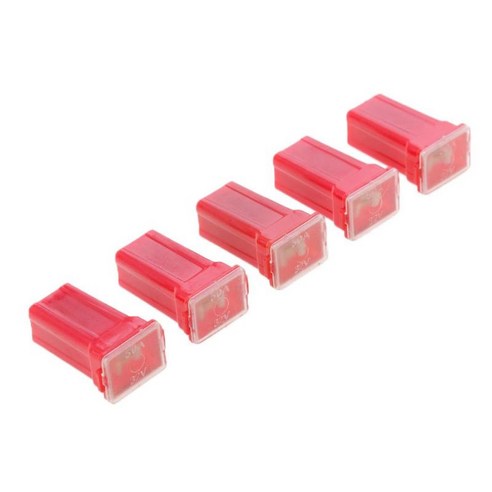 자동차 차량용 5 조각 30A-60A 32V 플라스틱 케이스 FLF-M 여성 회로 PAL 퓨즈, 레드, 50A, 설명