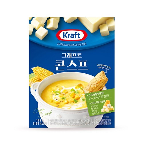 삼립 크래프트 크림치즈 콘스프 198g 1개