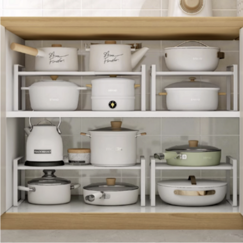 알뜰살림 모던 길이조절 주방선반 접시정리대