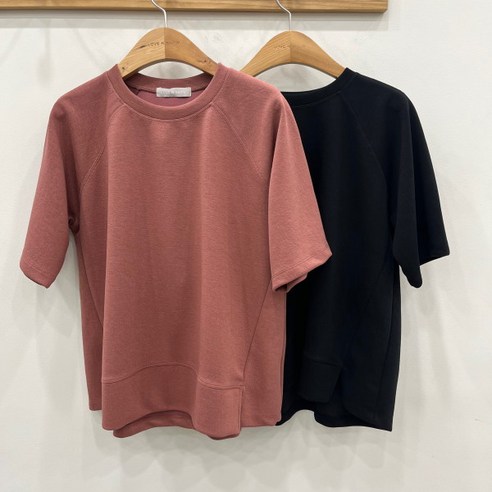 러브앤쇼 시엔 라운드 트임 티셔츠 LCDJPTS07 Best Top3