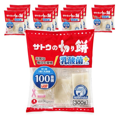 Sato''s Kirimochi 유산균 플러스, 12개, 300g