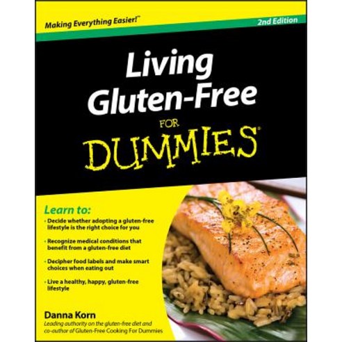(영문도서) Living Gluten-Free for Dummies Paperback, English, 9780470585894