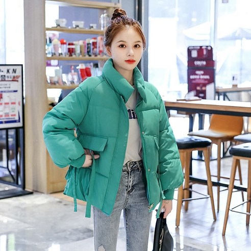 Mao여성 면직물 코트 겨울 새로운 한국어 스타일 짧은 코튼 패딩 코트 겨울 두꺼운 느슨한 코튼 패딩 코트 여성 패션