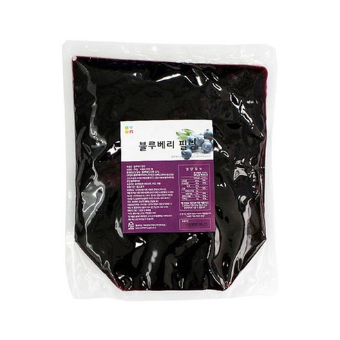 오붐 블루베리 필링잼, 2kg, 1개