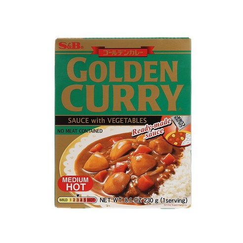 에스비 골든카레 위드 베지터블 중간맛 230g 5팩 sb골든카레