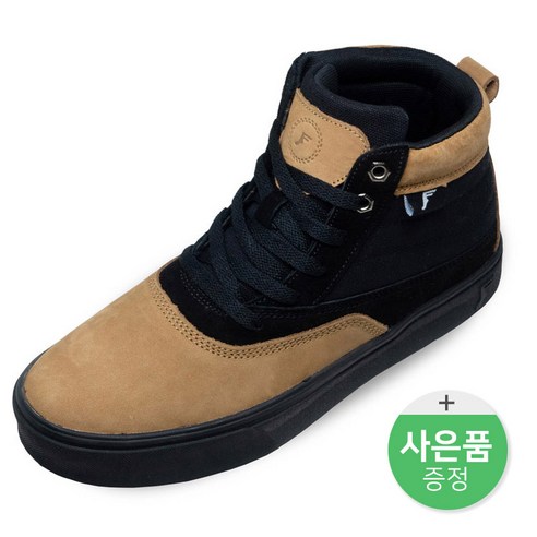 FOOTPRINT 풋프린트 보드화 Substance Mid Black/Tan 섭스탠스 미드탑 블랙/탄