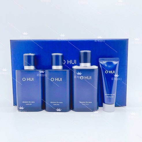 자신감 넘치는 남성 피부, 오휘 마이스터 포맨으로 완성하세요.