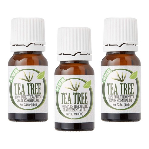 힐링솔루션 테라퓨틱 그레이드 에센셜 오일, 10ml, Tea Tree, 3개