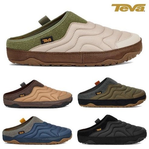테바패딩슬리퍼 추천상품 테바 테바(TEVA) 23FW 남성 겨울패딩 슬리퍼 리엠버 터레인 5종 (STVM2339596)