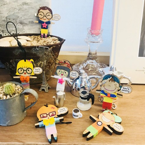 꼬물꼬물 손으로 만드는 행복, 나만의 걱정인형 DIY 키트