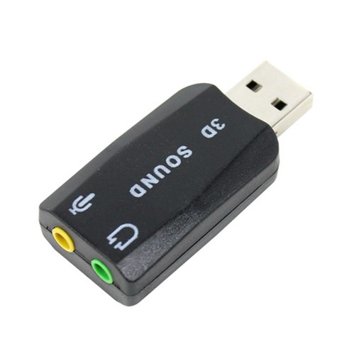 (NEXI) USB사운드카드 Virtual5.1채널사운드지원 2채널 스피커 헤드셋연결
