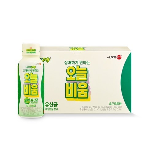 락토조이 오늘비움 10p, 80ml, 10개