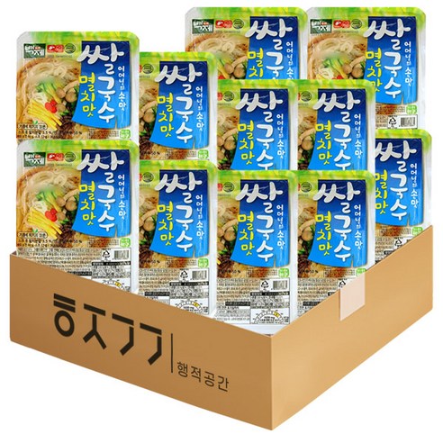 행적공간 백제쌀국수 멸치맛 92g x 11개입 세트, 11개