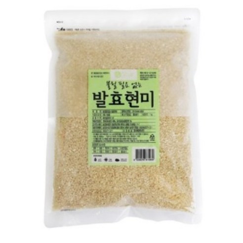 청그루 불릴 필요 없는 발효현미, 1kg, 3개