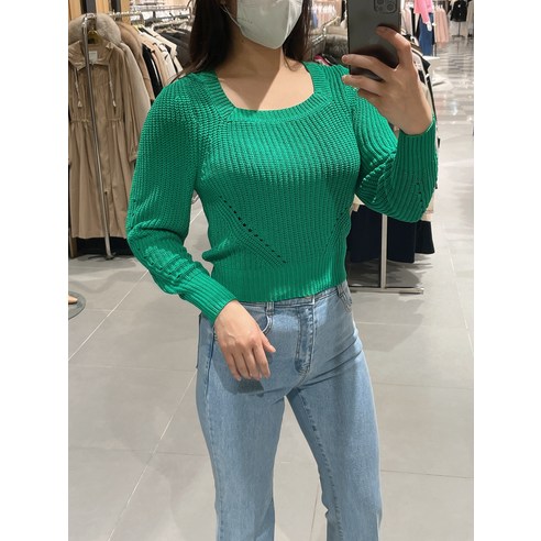 (에고이스트)스퀘어넥 볼륨소매 풀오버EN2OKL51(1891224)