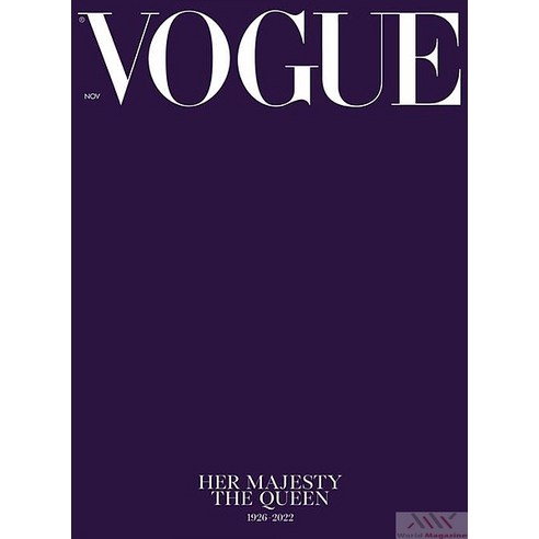 Very 2024년 9월호 (여성 패션잡지) 일본패션잡지 15 Vogue Uk 2022년11월호 (영국 보그 여성 패션 잡지) - 당일발송