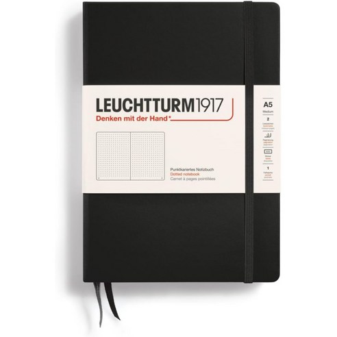 로이텀 LEUCHTTURM1917 다이어리 노트 점선 dot 블랙