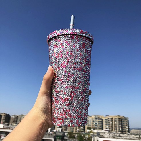 ZZJJC 아이디어 보온병 아이디어 텀블러 아웃도어 보온병, 멜란지연분말, 500ml