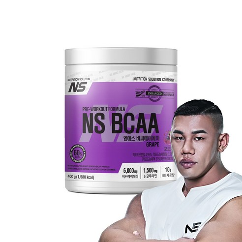 NS BCAA 아미노산 보충제 포도맛 400g, 1개