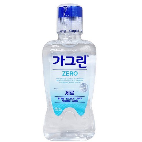 가그린 제로 구강청결제, 250ml, 10개