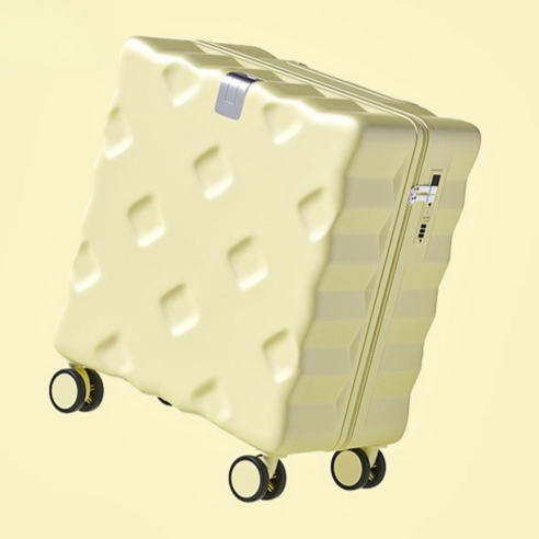 YAPOGI 과자 모양 다용도 기내용 C타입 USB포트 컵홀더 분리수납 20인치 하드 캐리어