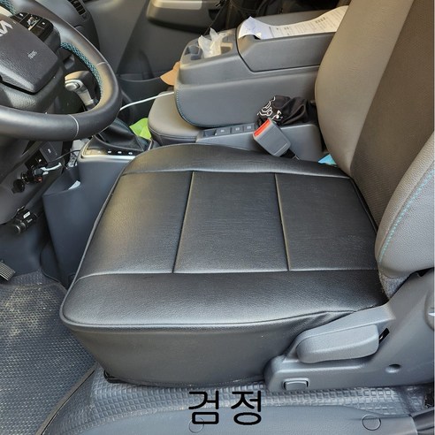 민영시트 봉고3 운전석 방석 바닥 시트커버, 봉고3 조수석 방석, 1개, 검정