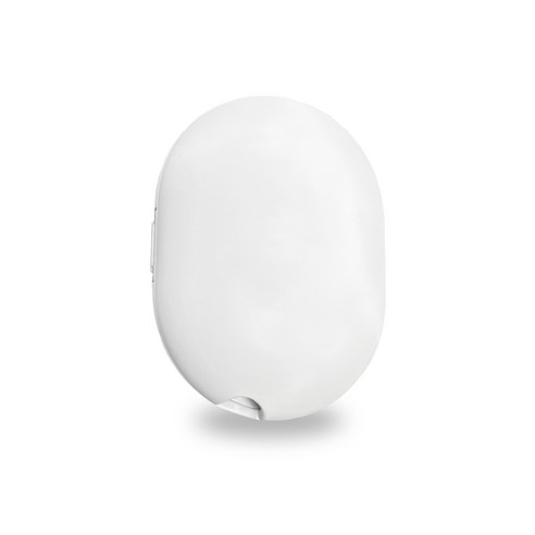 르웨이 가정용 휴대용 조약돌 UV-C LED 자외선 칫솔 살균기 소독기, 화이트