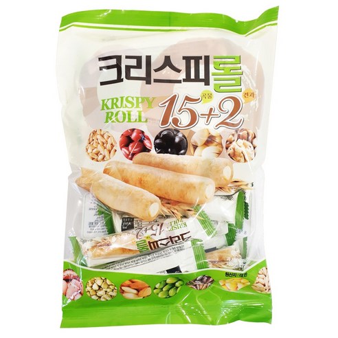 크리스피롤 12곡 180g 곡물과자, 1개