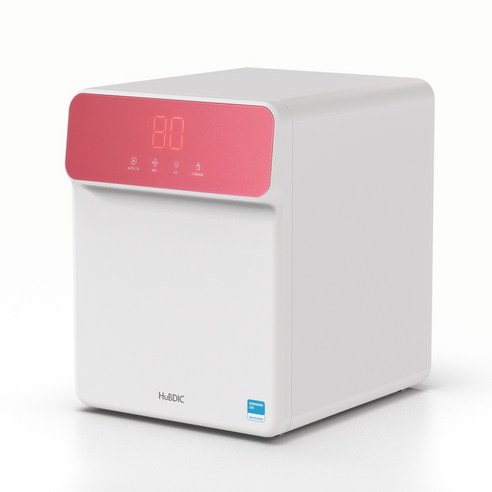 휴비딕 삼성 UV-LED 스마트 젖병소독기, 러블리 핑크