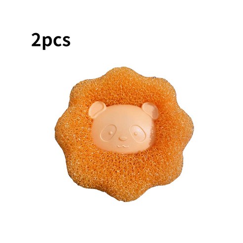 세탁기에 대 한 재사용 가능한 세탁 공 안티, orange 2pcs
