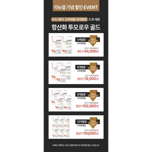 혈압감소와 항산화 기능을 갖춘 코엔자임q10 영양제